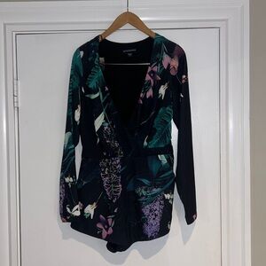 WORN ONCE. Stylerstalker printed romper